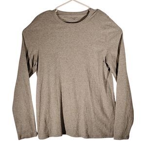 Mott & Bow tshirt mens M Medium gay long sleeve crew neck cotton tee plain